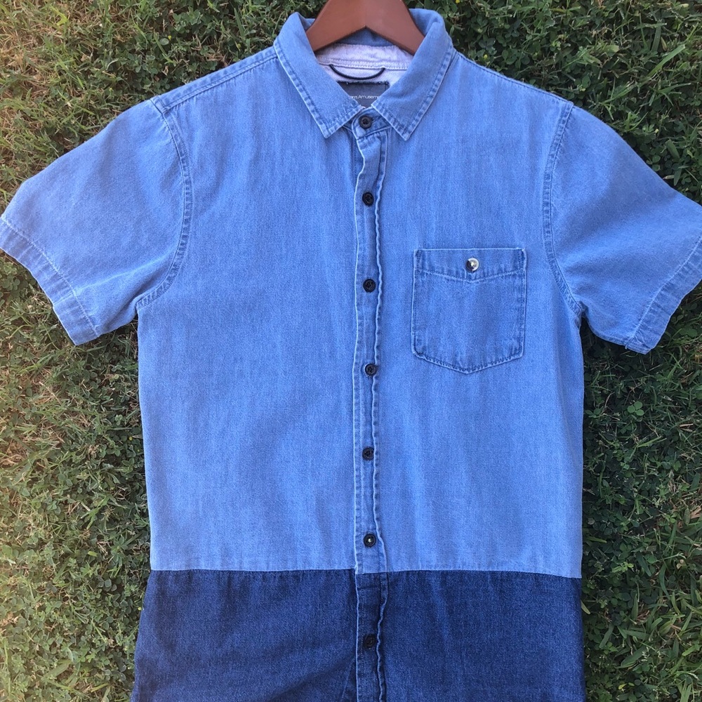 ⚠️Limited Time⚠️PacSun Denim Dress Up Button Down